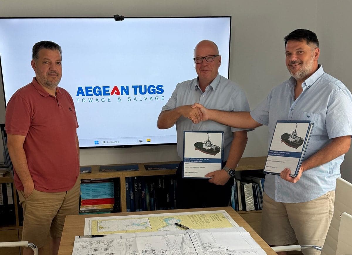 Damen to Deliver ASD Tug 2811 to Aegean Tugs Shipping Company