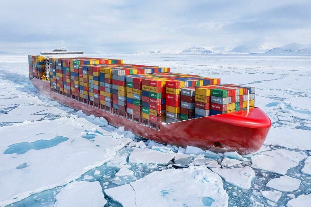China and Russia Advance Arctic Shipping with New Ice-Class Container Vessels