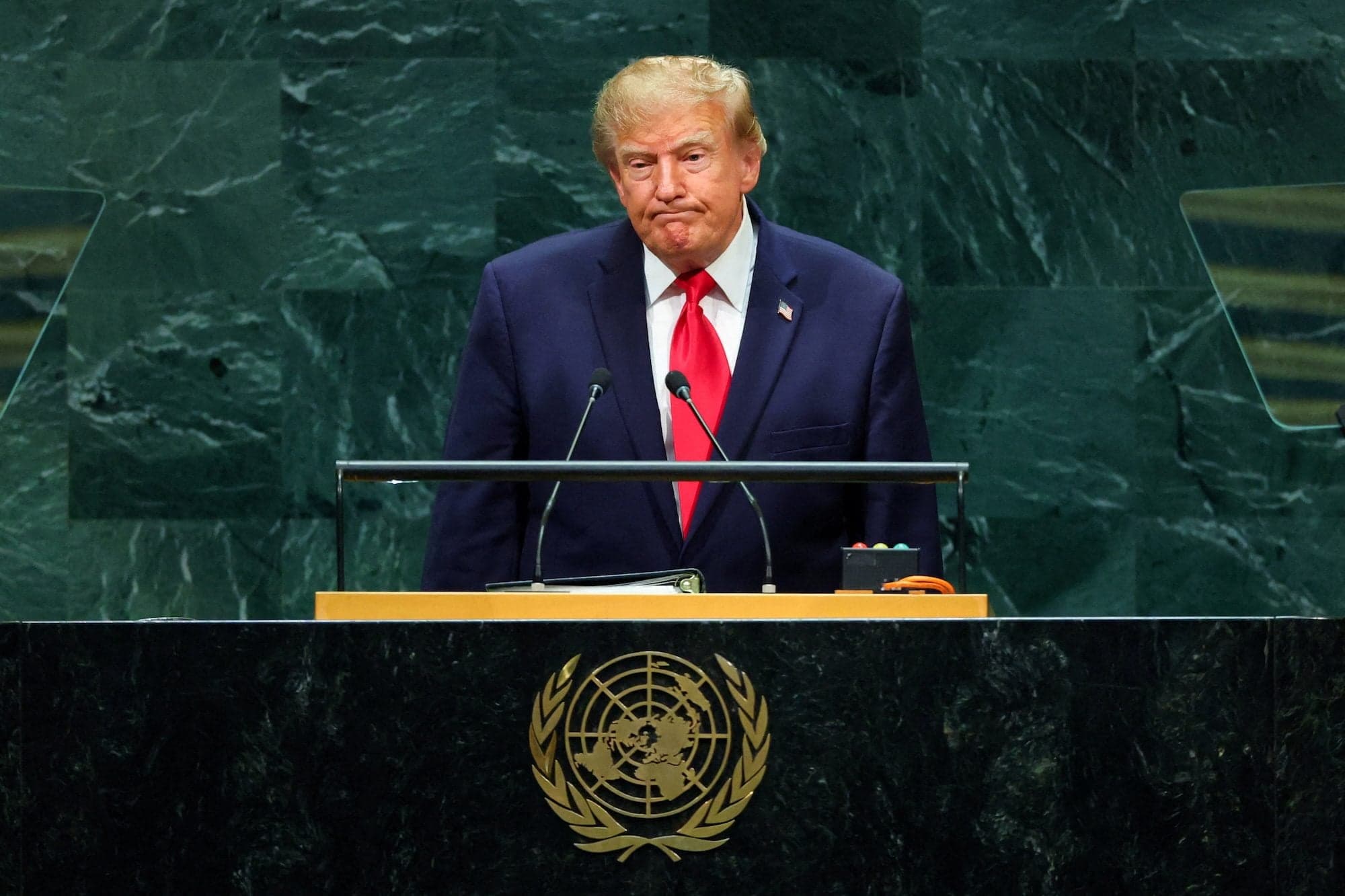 Trump Criticizes IMO's Net-Zero Shipping Emissions Plan at UN Assembly