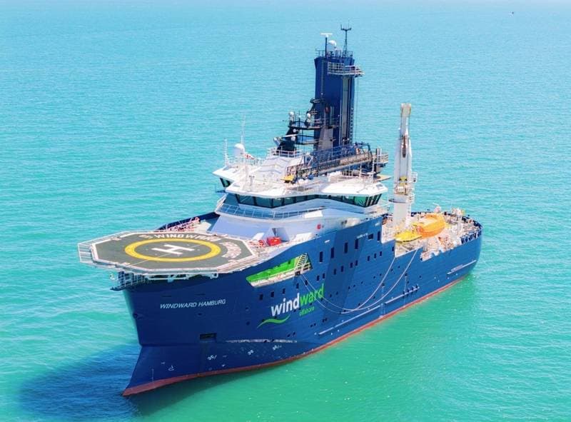 Windward Offshore Completes Four-Vessel CSOV Fleet with Windward Hamburg Delivery