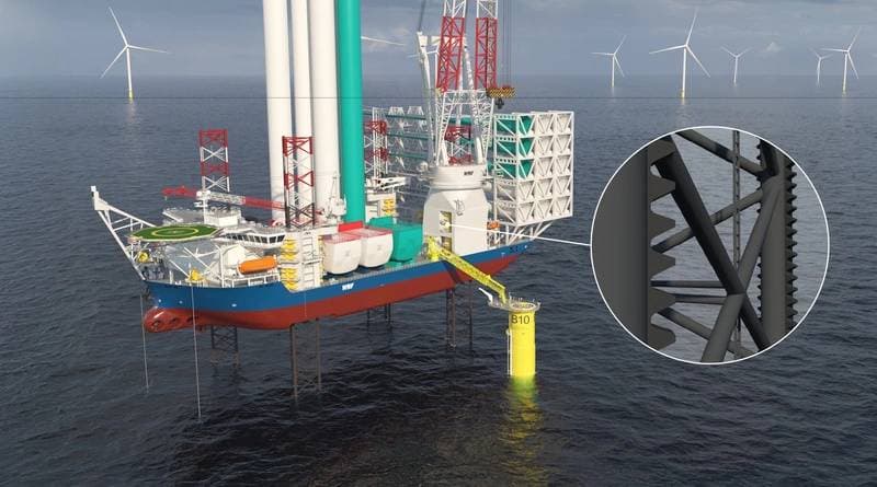 GustoMSC Introduces Advanced Jacking System for Offshore Wind Installation Vessels