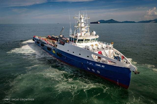 Incat Crowther to Construct Fourth Fast Support Intervention Vessel for Zamil Offshore