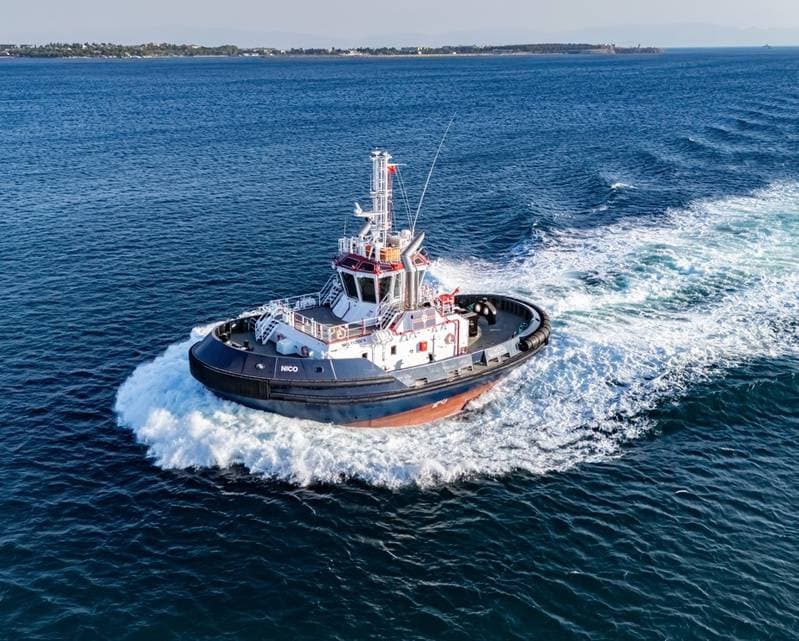 Sanmar Shipyards Delivers Seventh Tugboat to H. Schramm Towage