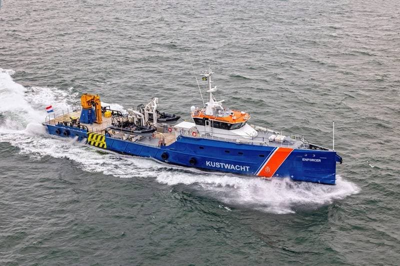 Netherlands Coastguard Takes Delivery of New Damen-Built Patrol Vessel