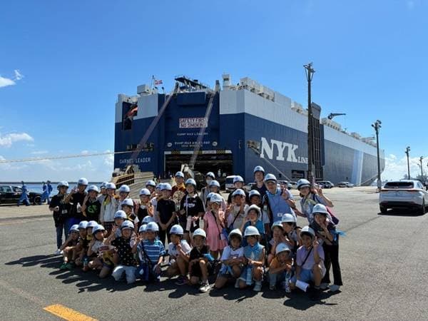 NYK Hosts Students Aboard Car Carrier Garnet Leader for Marine Month