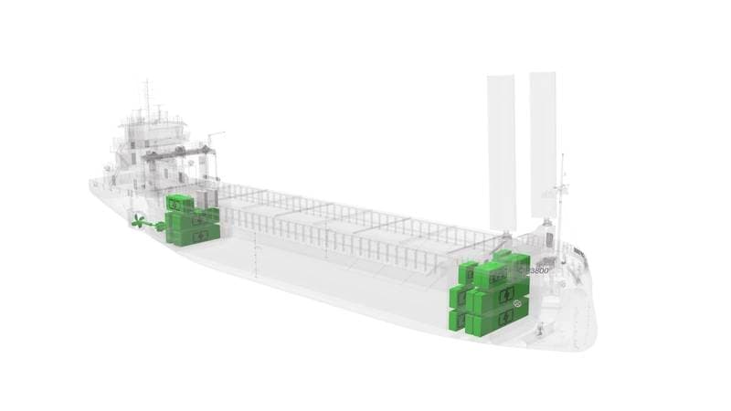 Conoship Introduces Fully Electric CIP3800 Coaster with 40-MWh Battery System