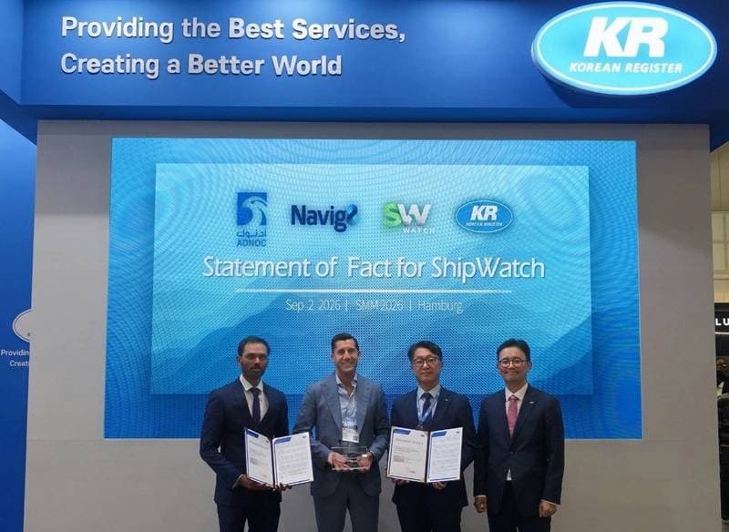 Korean Register Validates ShipWatch Vessel Performance Methodology
