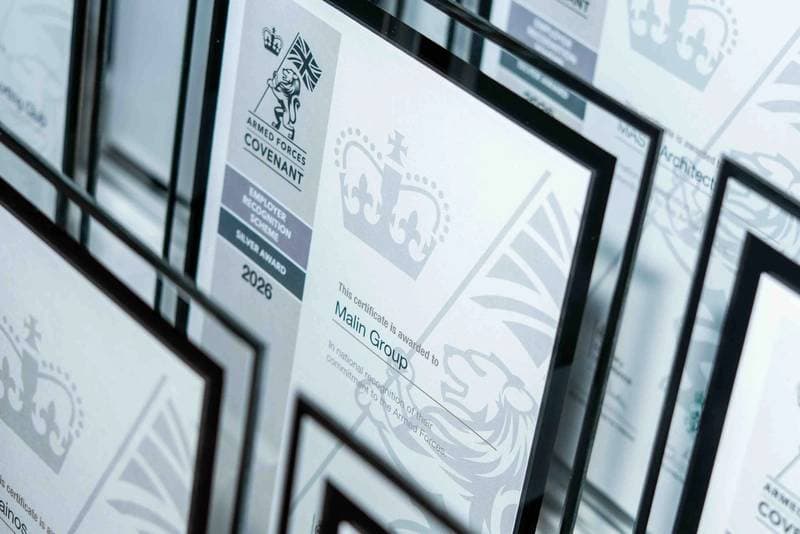 Malin Group Achieves Silver in Defence Employer Recognition Scheme