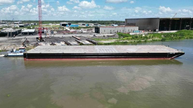 McDonough Marine Service Expands Fleet with New Deck Barge MARMAC 3080