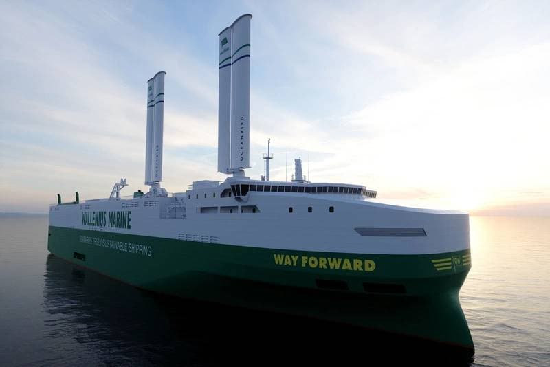 Oceanbird to Equip Volkswagen-Chartered Car Carrier with Wing Sails in 2027