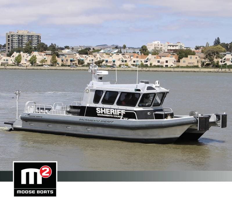 Moose Boats Delivers M2-38 Patrol Vessel to Sacramento County Sheriff's Office