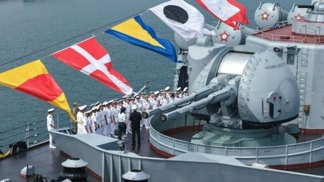 Russian and Chinese Navies Conduct Joint Exercise in North Sea