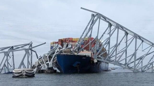 Chief Engineer of Containership Dali Faces Criminal Charges