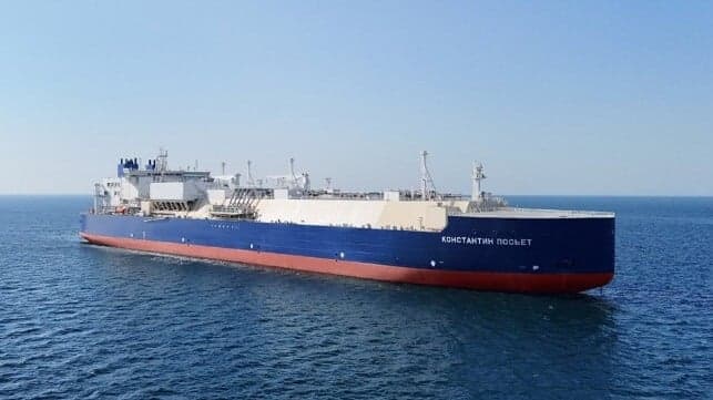Russia Names Second Arctic LNG Carrier for Northern Sea Route Operations