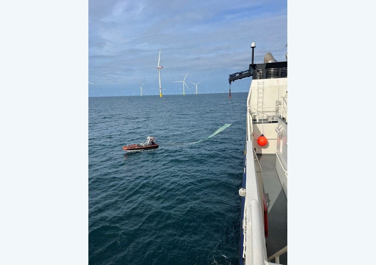 Broken Wind Turbine Blade Posed Shipping Hazard in North Sea