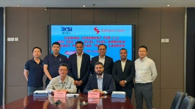 Sallaum Lines Expands Fleet with Order for Two 8,600 CEU Car Carriers