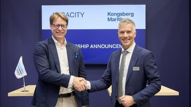 DNV and Kongsberg Maritime Partner for Secure Vessel Data Exchange