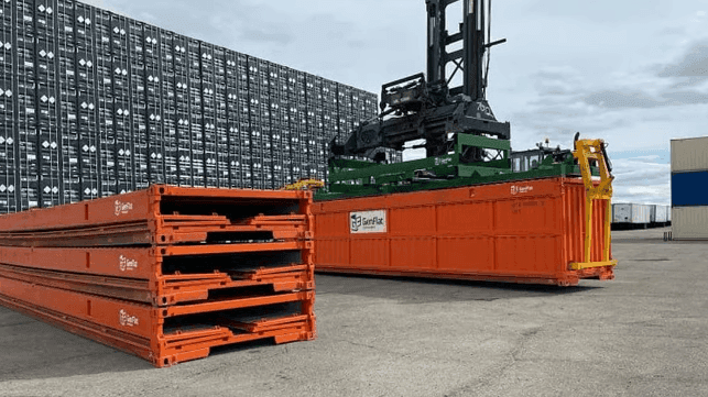 GenFlat Completes Initial Production Run of Collapsible Shipping Containers