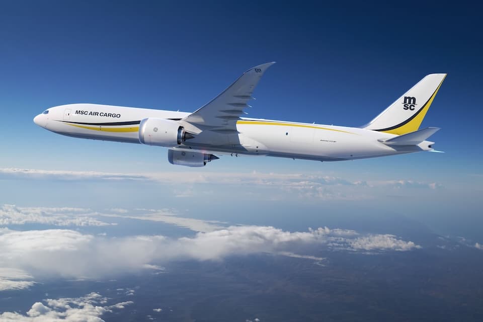 MSC Air Cargo Expands Fleet with Five Boeing 777-8 Freighters
