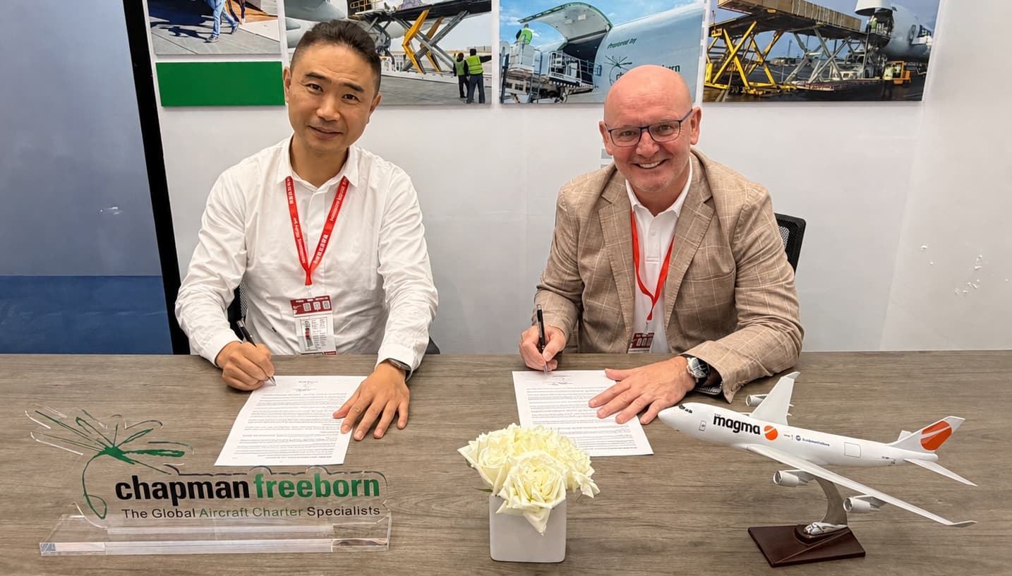 Magma Aviation Appoints Chapman Freeborn as GSSA for Greater China Region