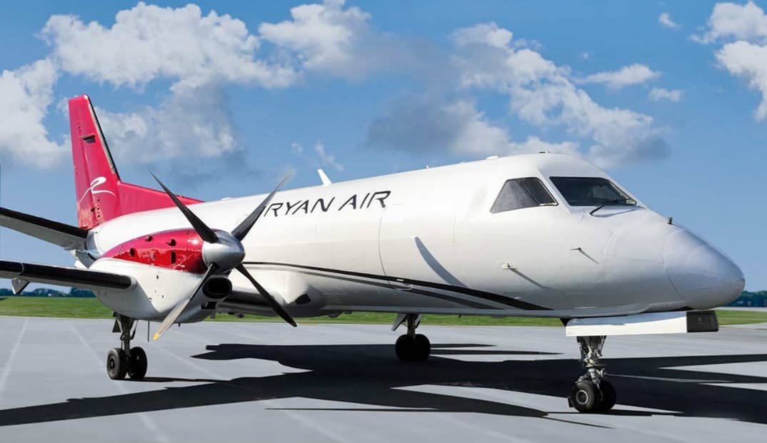 Jetstream Delivers First Saab 340B(F) Cargo Plane to Ryan Air for Alaska Operations