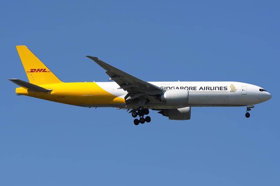 Singapore Airlines Extends 777F Operations for DHL Express at Changi