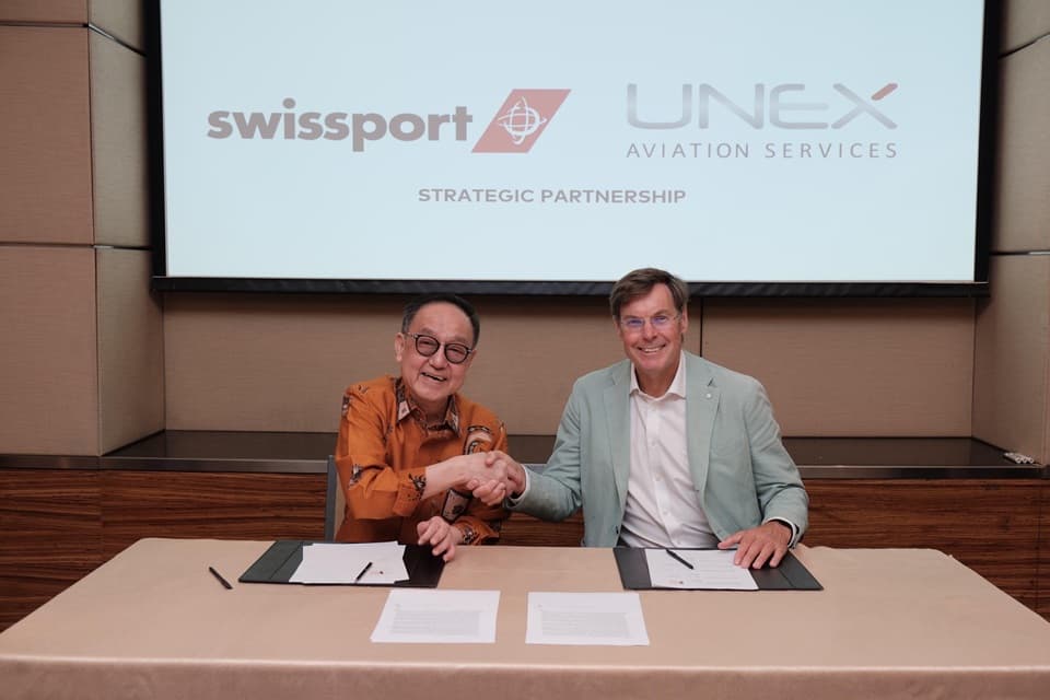 Swissport Establishes Joint Venture with UNEX Aviation Services in Indonesia
