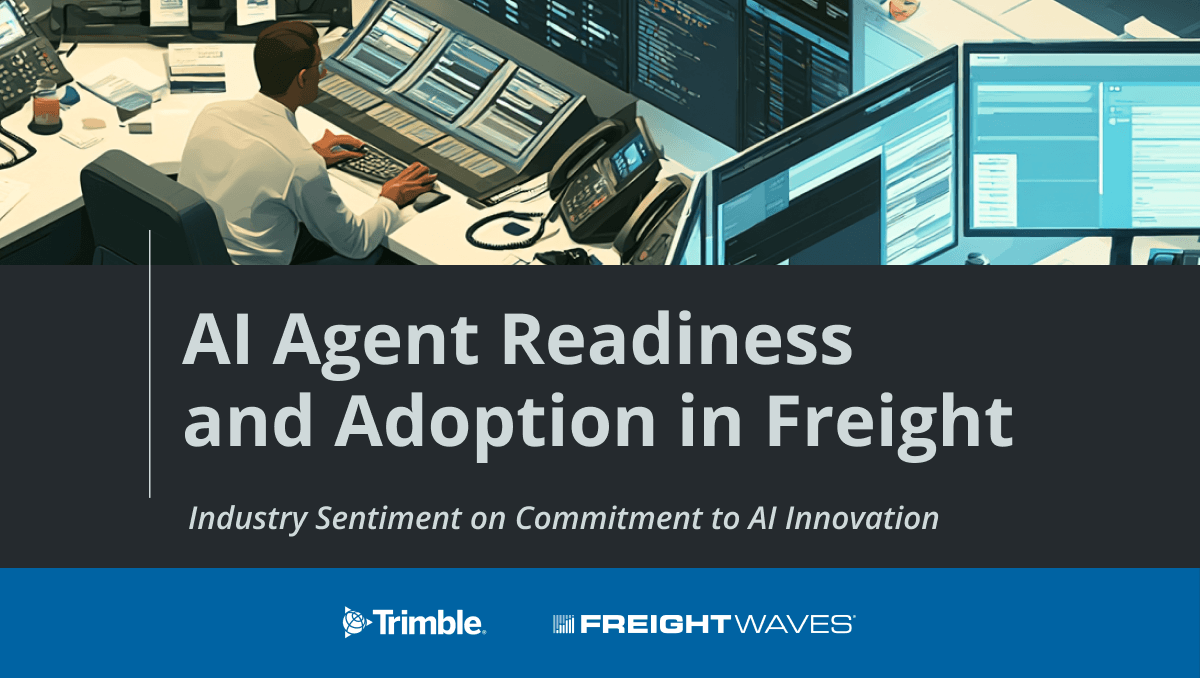 AI Agent Adoption Accelerates in Freight Operations, New Survey Reveals