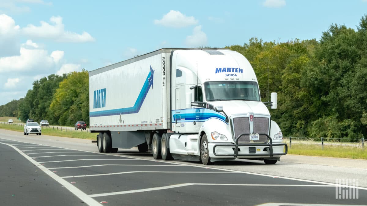 Marten Transport Reports Strong Q2 as Reefer Market Tightens, Rates Rise