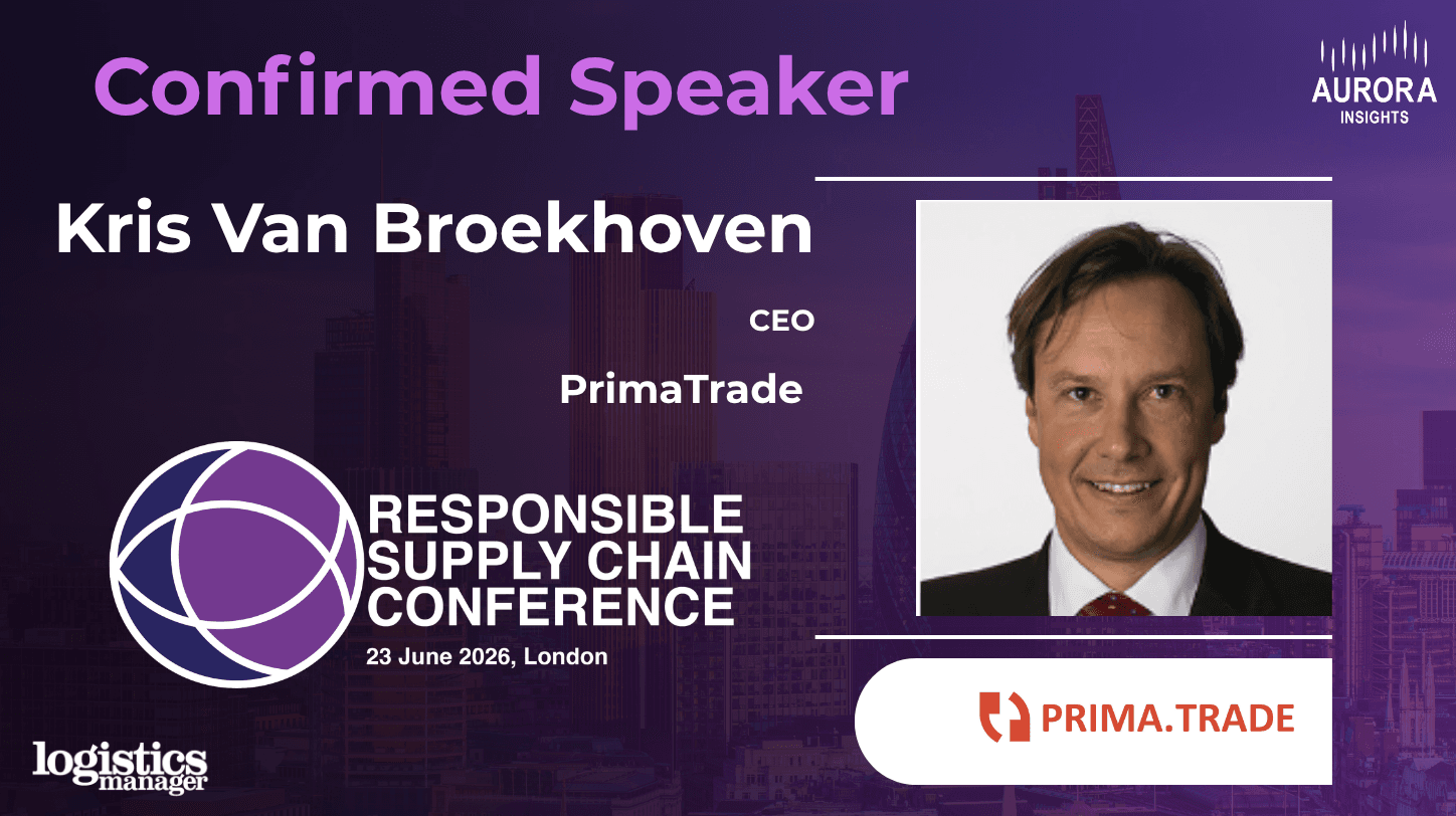 Primatrade's Kris Van Broekhoven to Speak at Responsible Supply Chain Conference