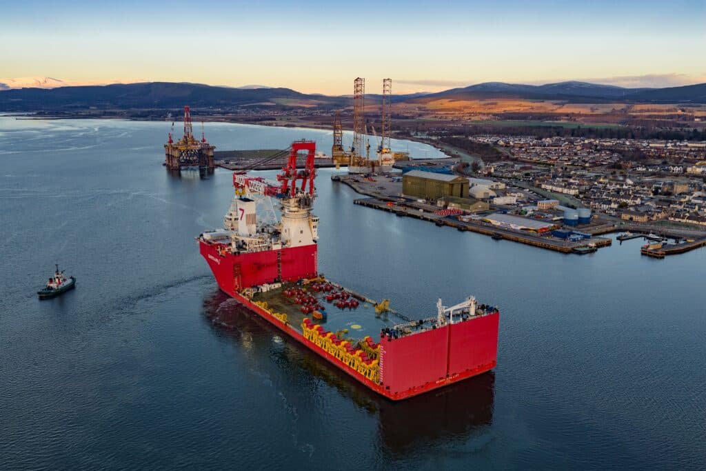 GPSS Supports Seaway7's Inch Cape Offshore Wind Project at Port of Cromarty Firth