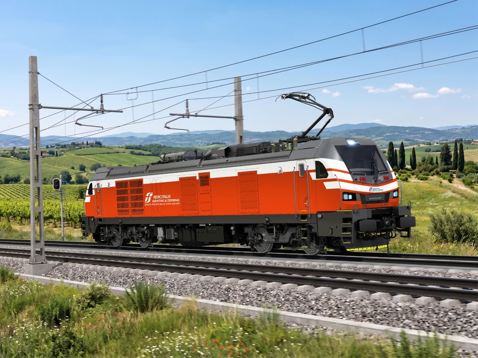Mercitalia Shunting Acquires Eight Hybrid Locomotives from Stadler