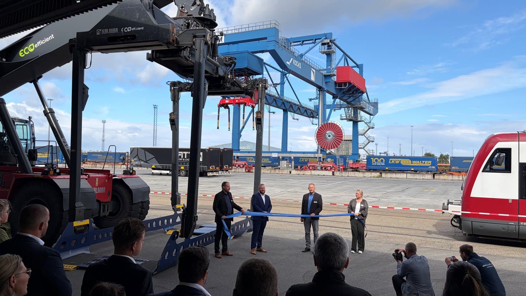 Port of Rostock Extends Rail Tracks to Enhance Freight Train Operations