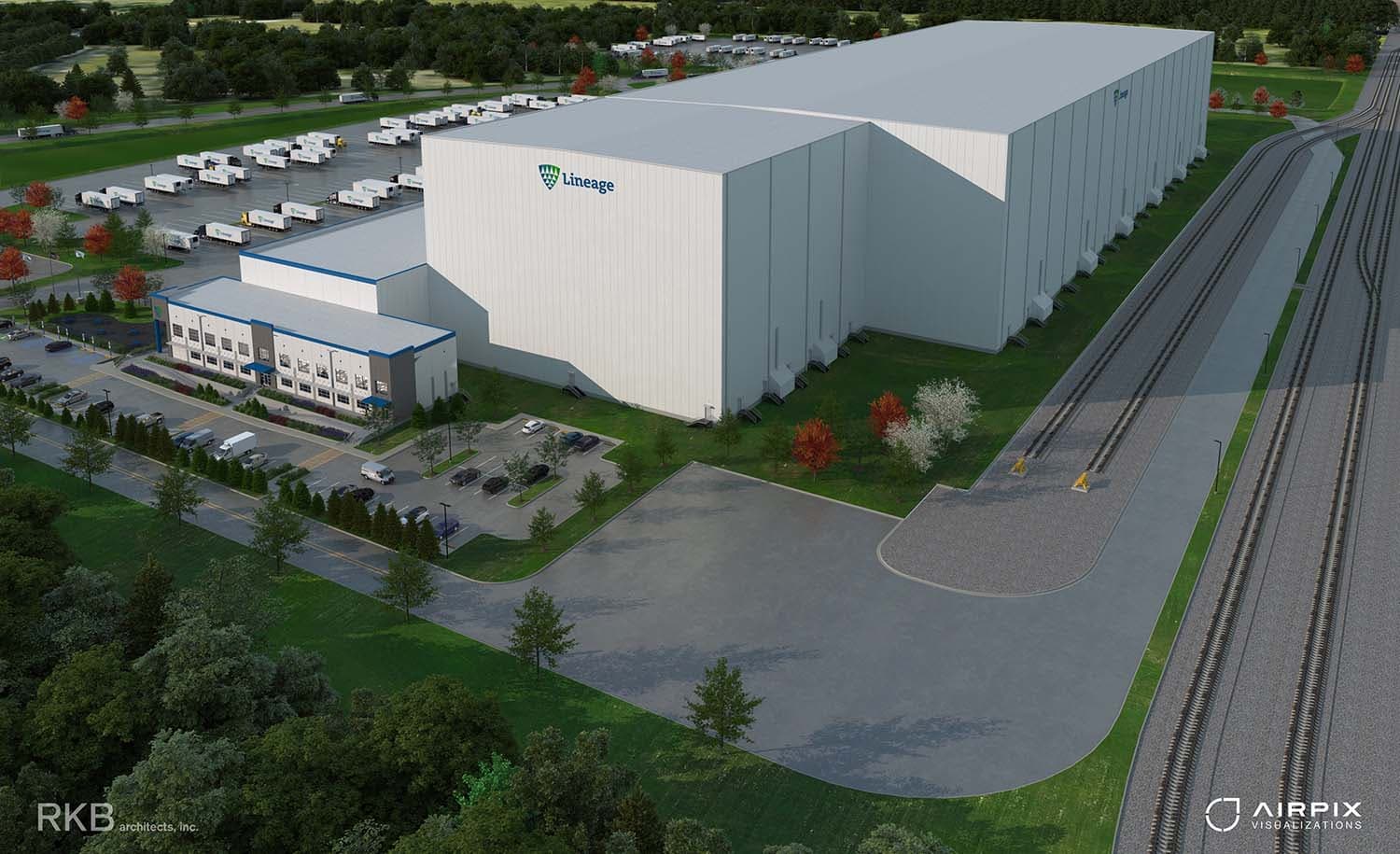 Lineage Selects TGW Logistics for Automated Cold Storage Facility in Texas