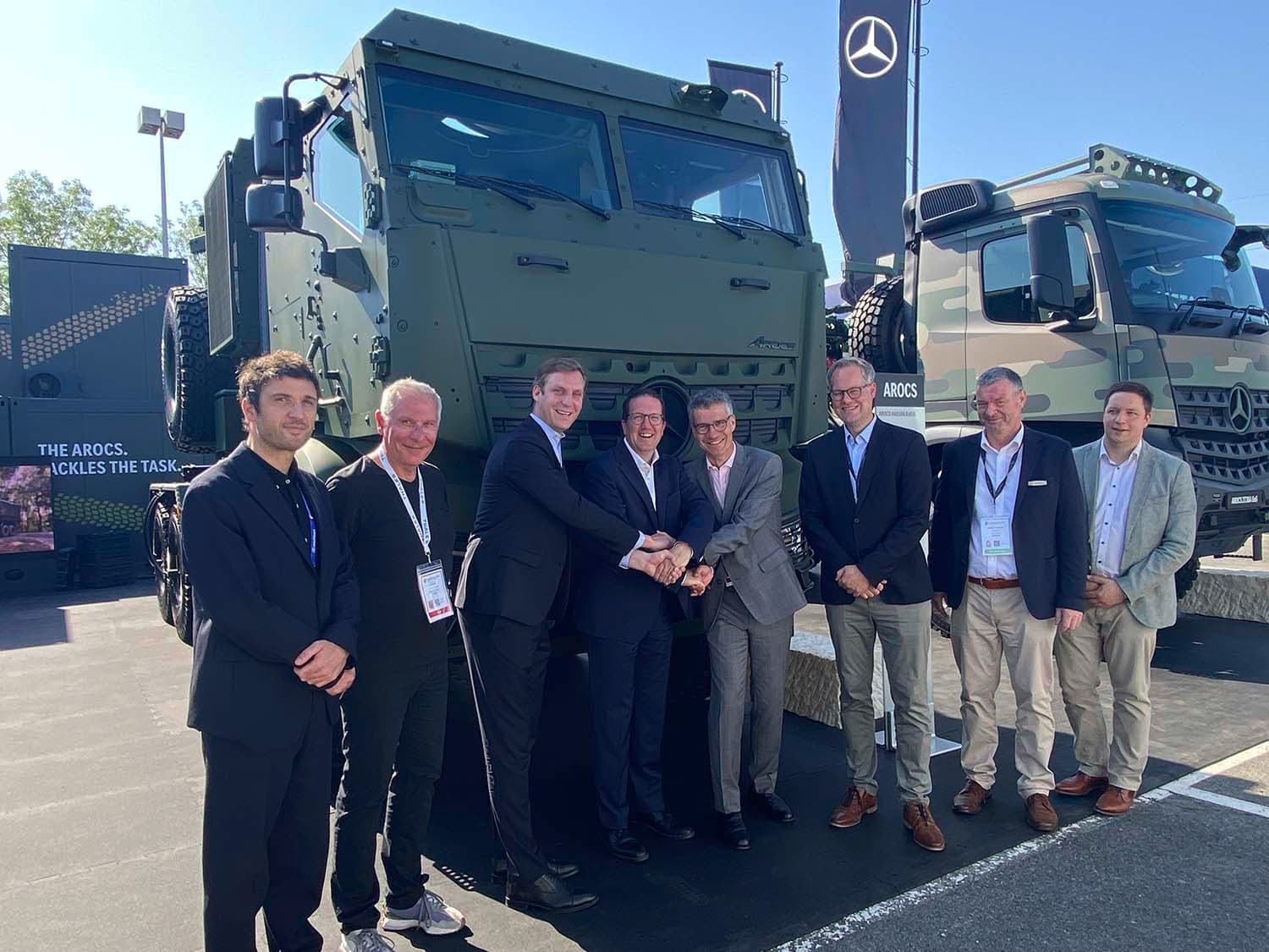 Daimler Truck, Lambert Defence, and Soframe Partner for Belgian Military Tender