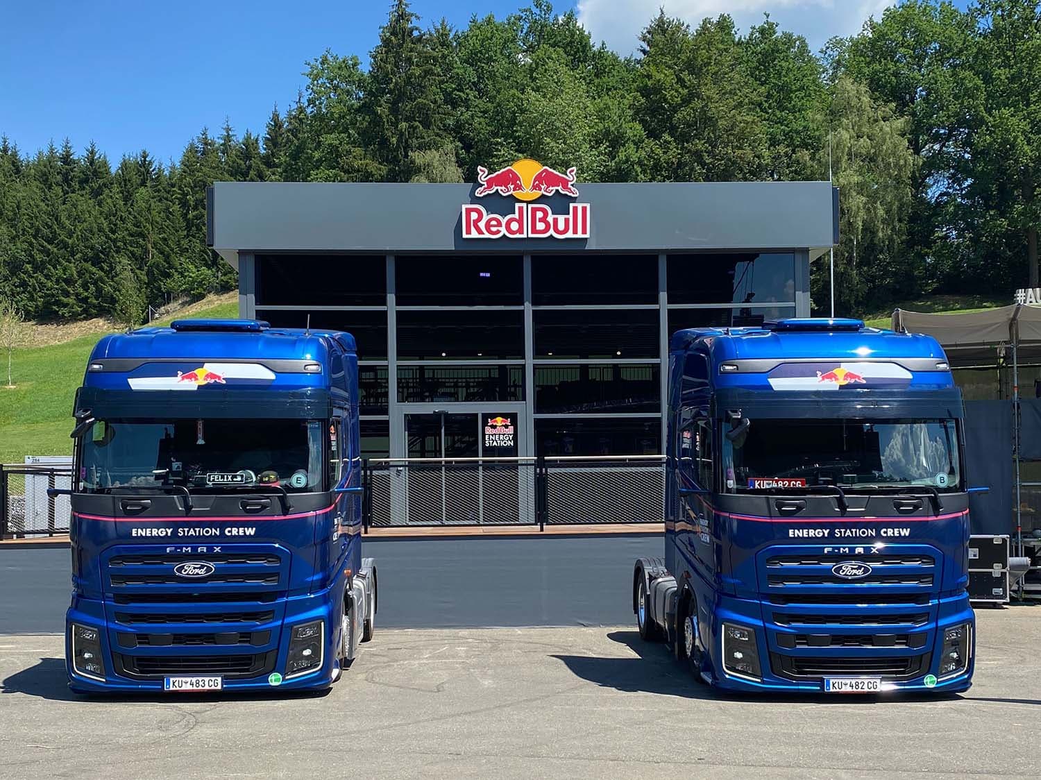 Ford Trucks Delivers 23 F-MAX Tractors to Red Bull for International Logistics