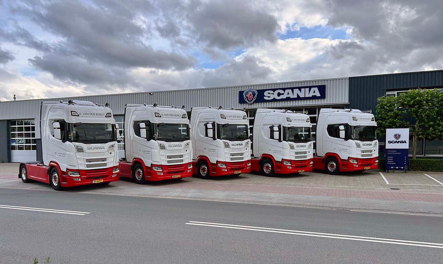 H. van der Burgt Transport Expands Fleet with Five Scania Trucks