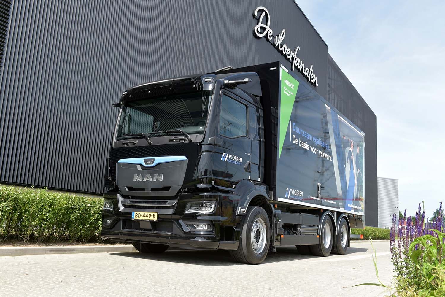 Vloerenmontagegroep Adopts Electric MAN eTGS for Sustainable Flooring Concept