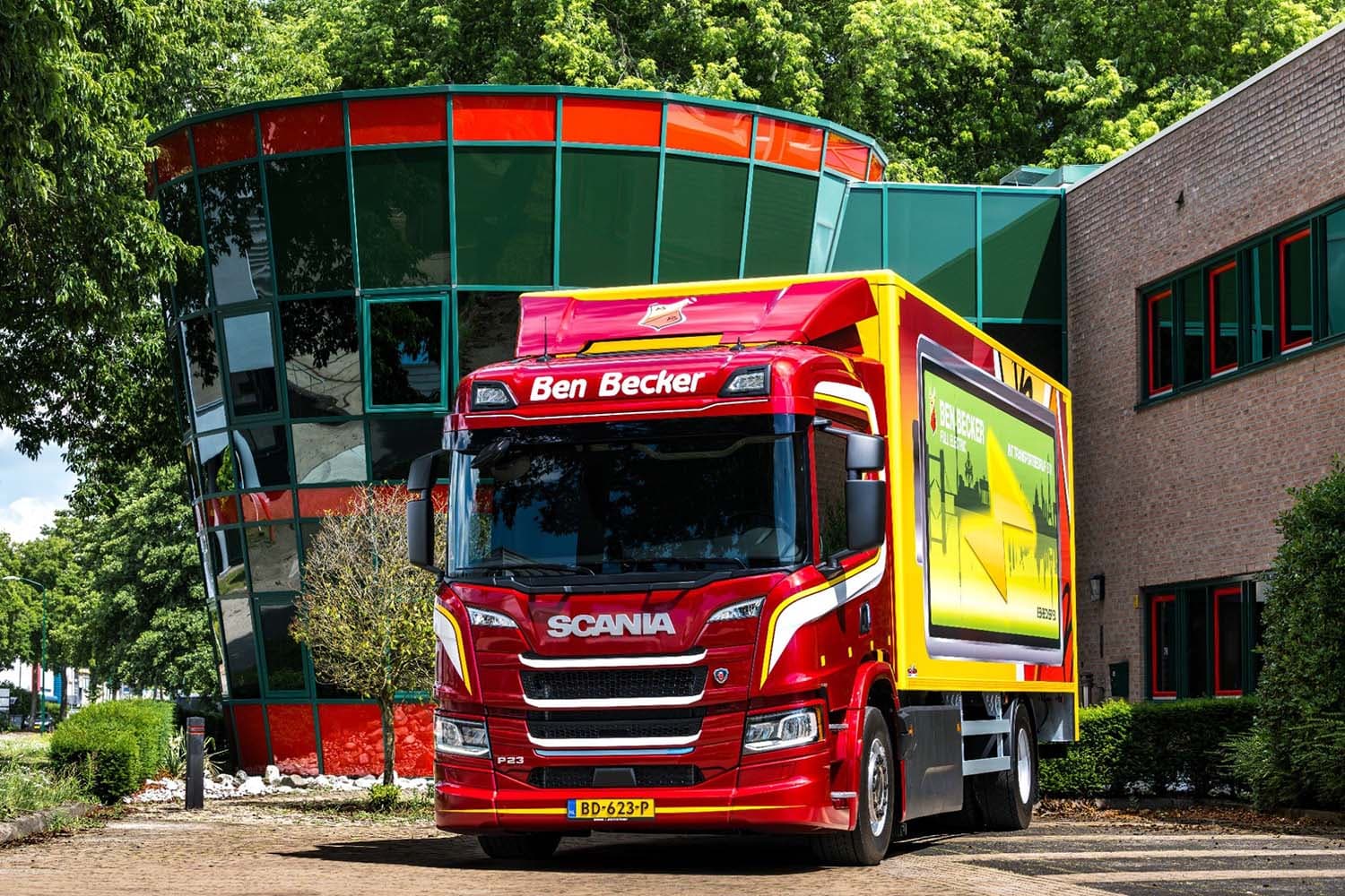 Ben Becker Introduces First Electric Truck for Benelux Distribution