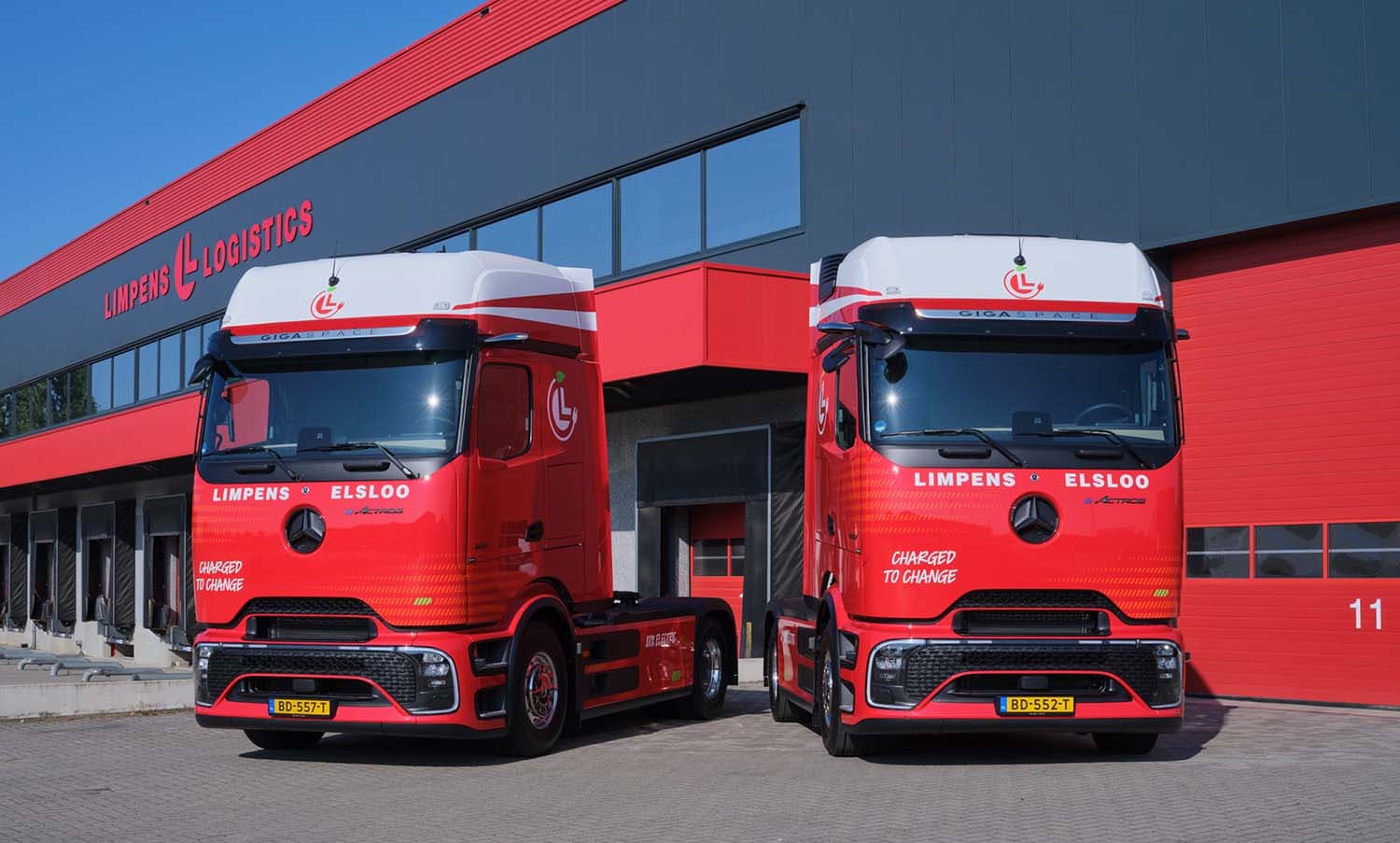 Limpens Elsloo Deploys First Electric Mercedes-Benz eActros 600 Trucks