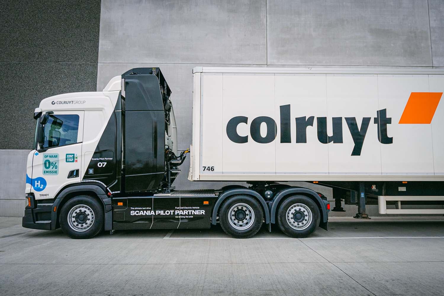 Colruyt Group to Pilot Scania Hydrogen Fuel Cell Trucks in Daily Logistics