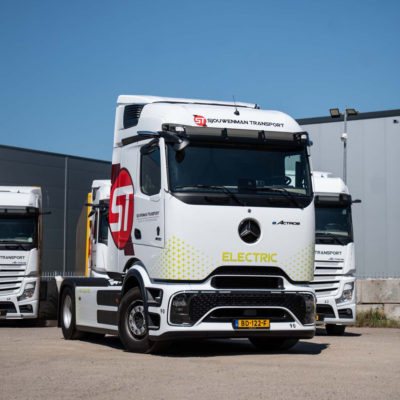 Sjouwenman Transport Integrates Mercedes-Benz eActros 600 Electric Truck