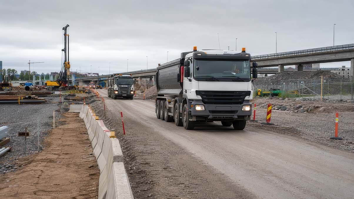 Ensuring Safe Temporary Transport Routes on Construction Sites