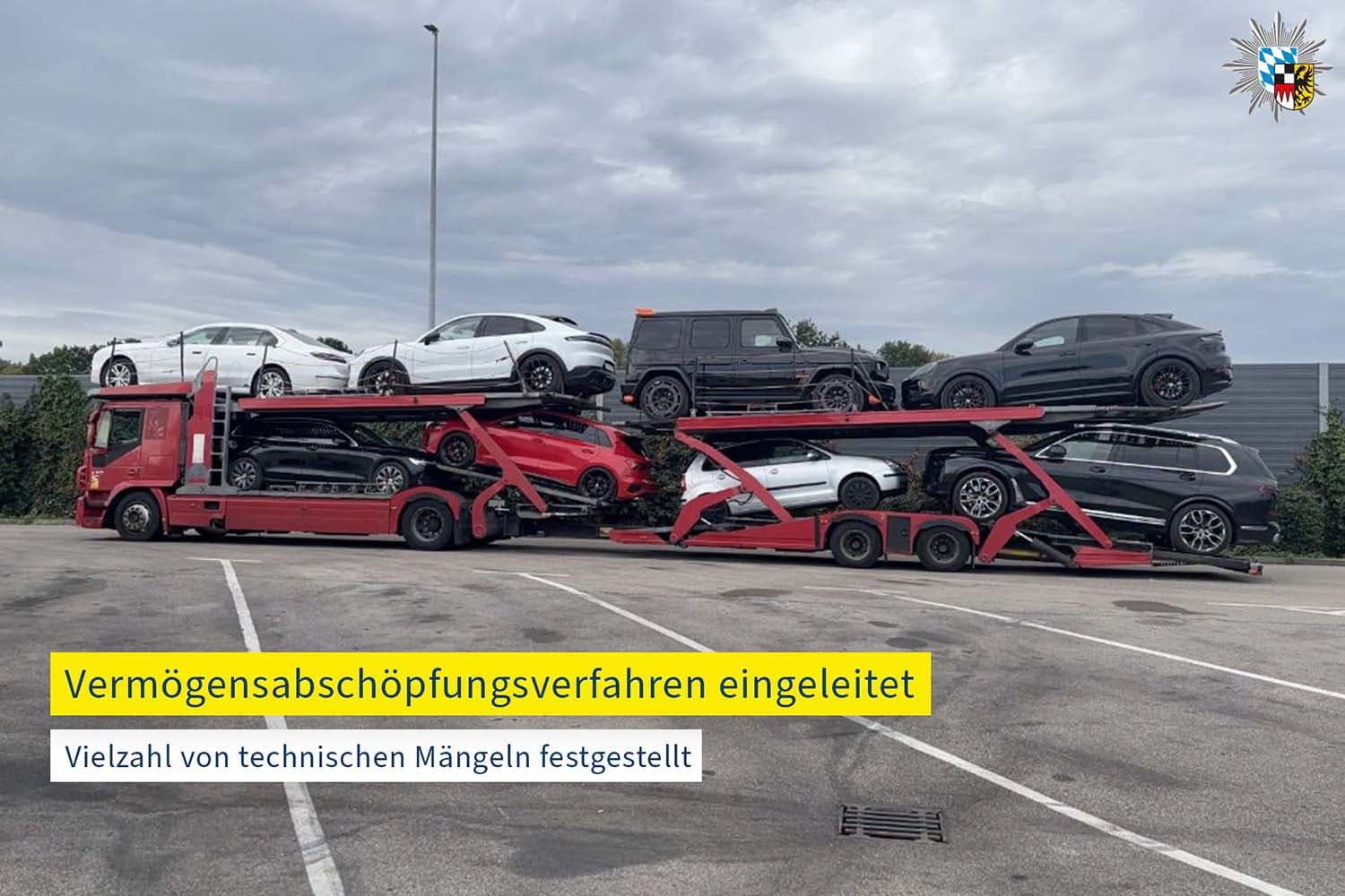 German Police Halt Kosovo Car Transporter Due to Brake and Steering Defects