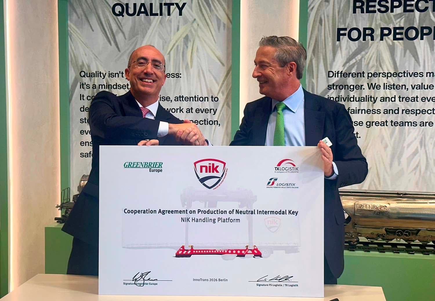 Greenbrier Europe to Produce Rail Trailer Systems for TX Logistik