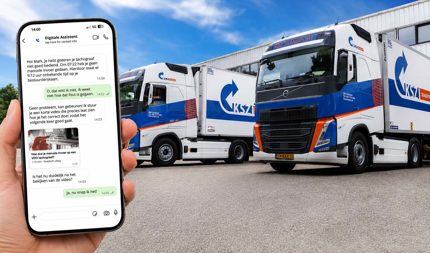 KSZ Transport Implements WhatsApp Assistant for Tachograph Compliance Training