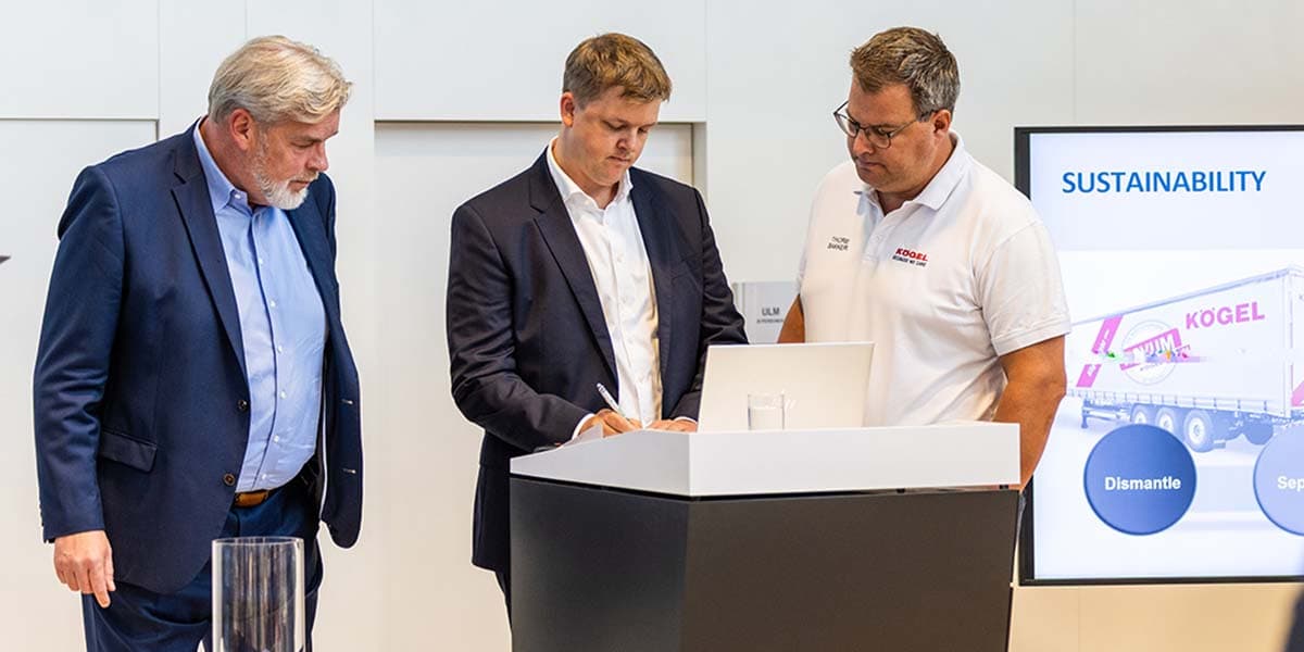 Kögel, TSR, and REMONDIS Launch Trailer Recycling Initiative for New Vehicle Production