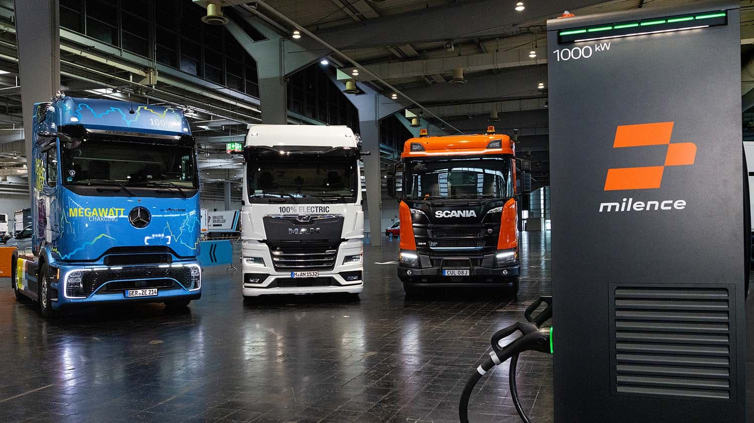 Milence Demonstrates Megawatt Charging System for Electric Trucks at IAA 2026