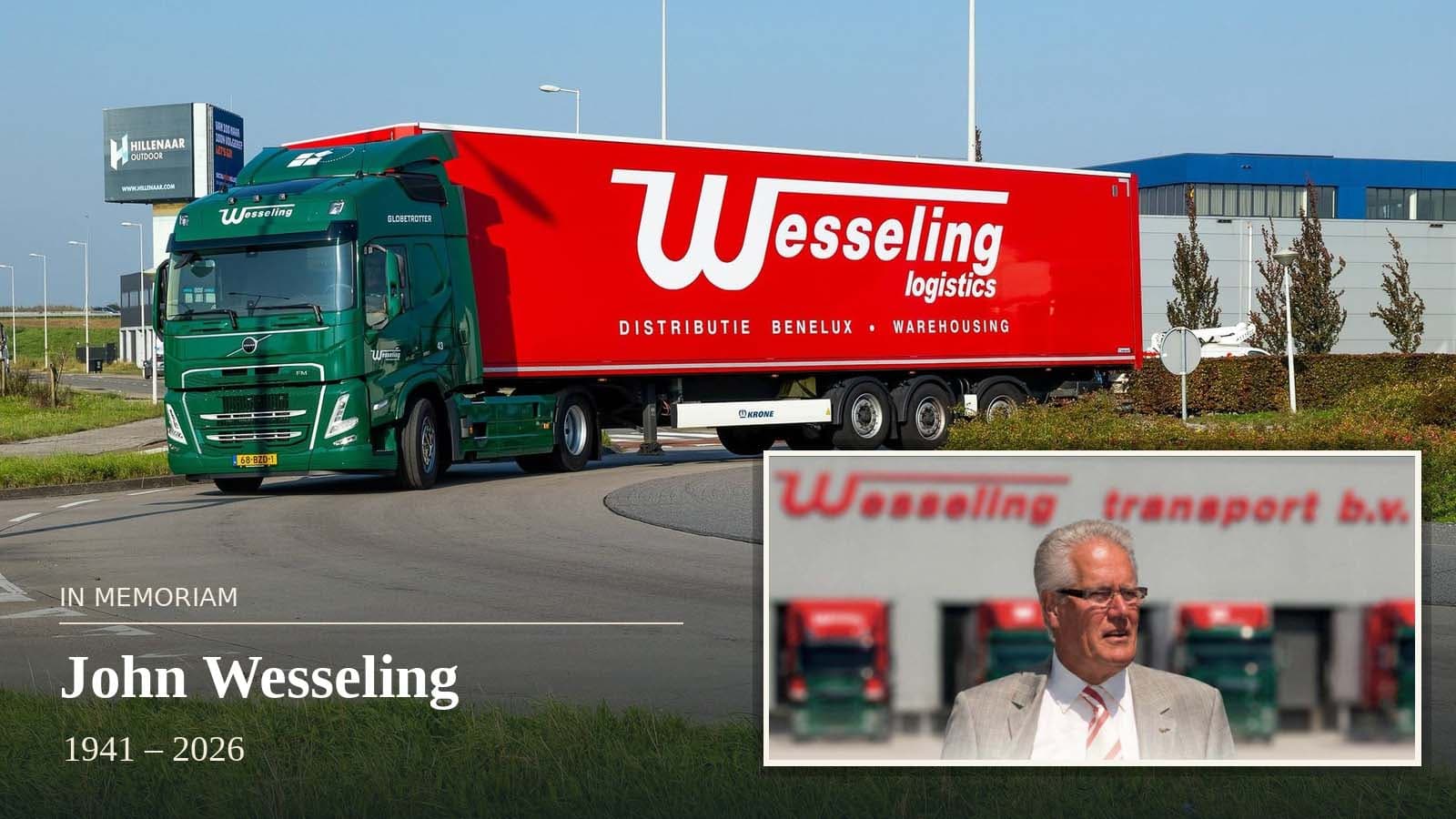 Former Wesseling Transport Director John Wesseling Passes Away at 84