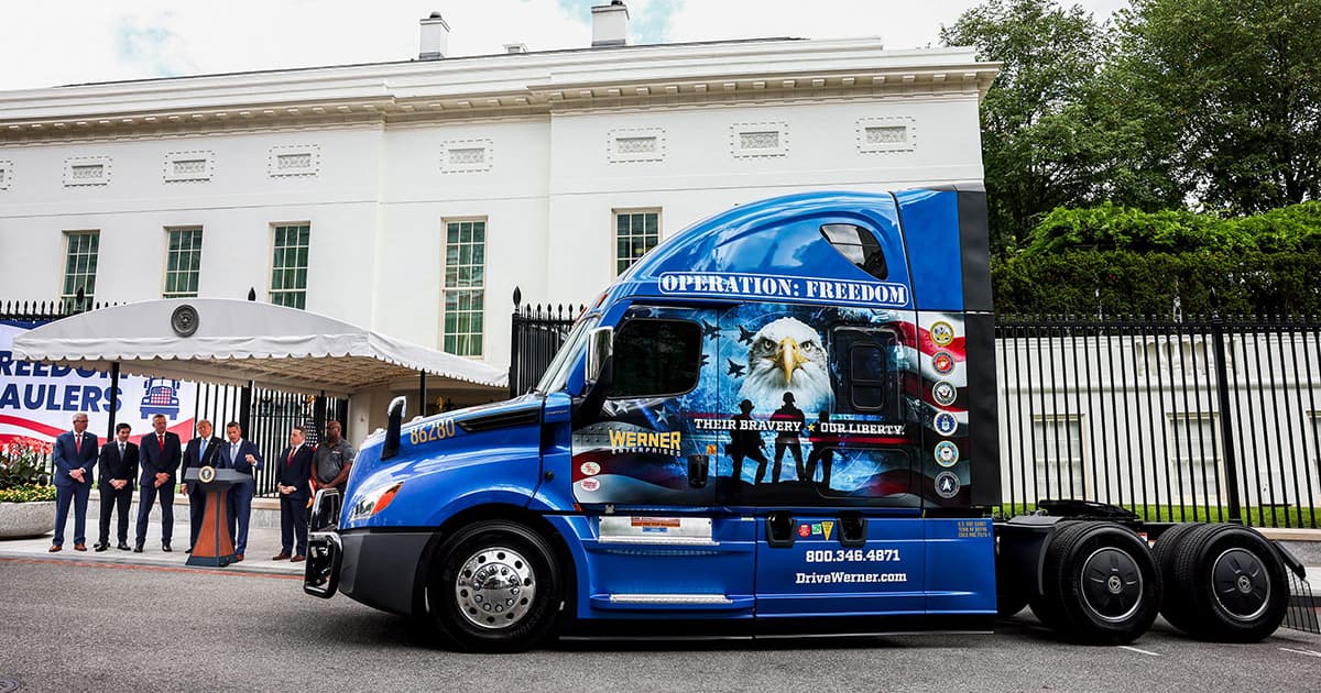 Trump Administration Launches "Freedom Haulers" Program for Military Veterans in Trucking